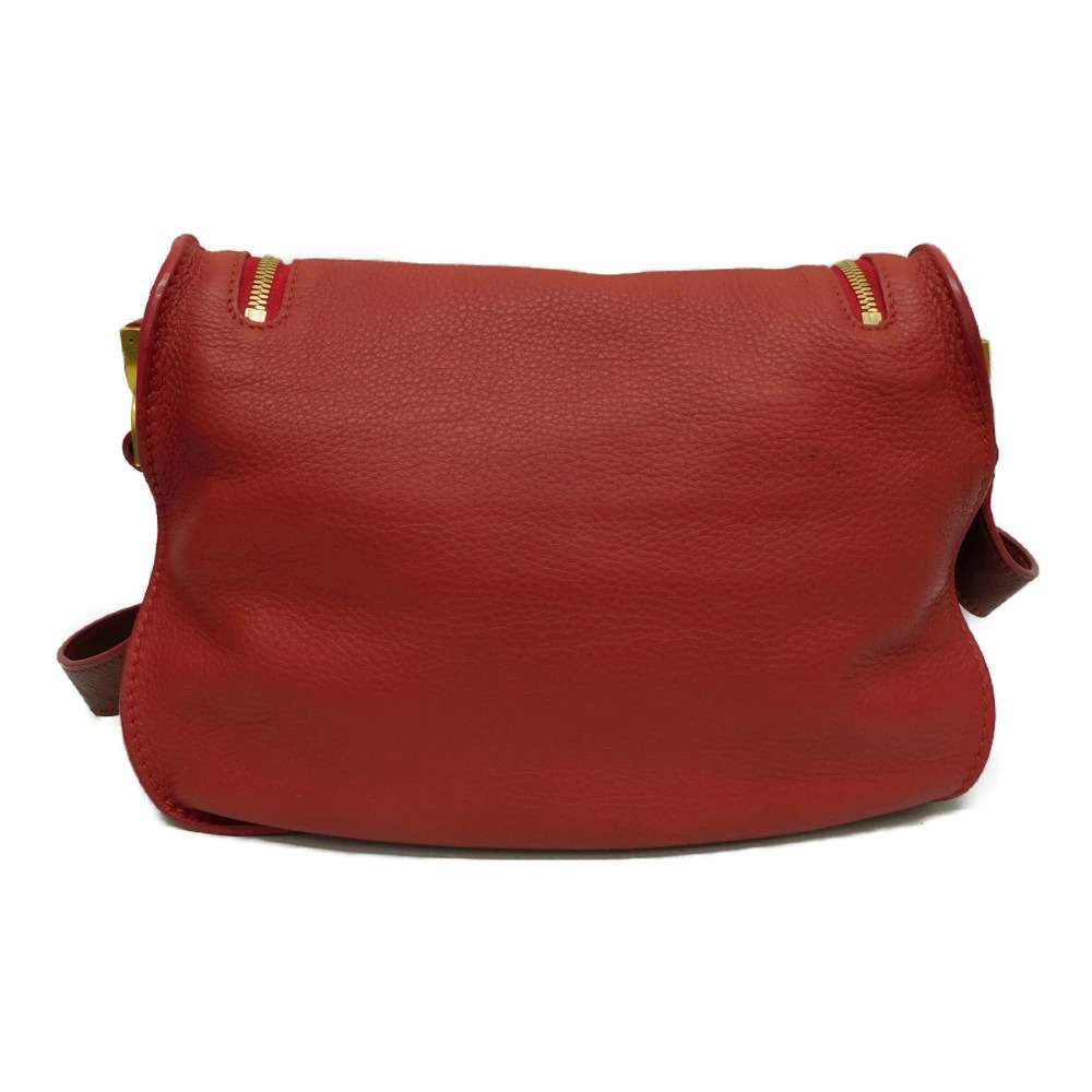 Chloe Marcie Crossbody Red Shoulder Bag Leather